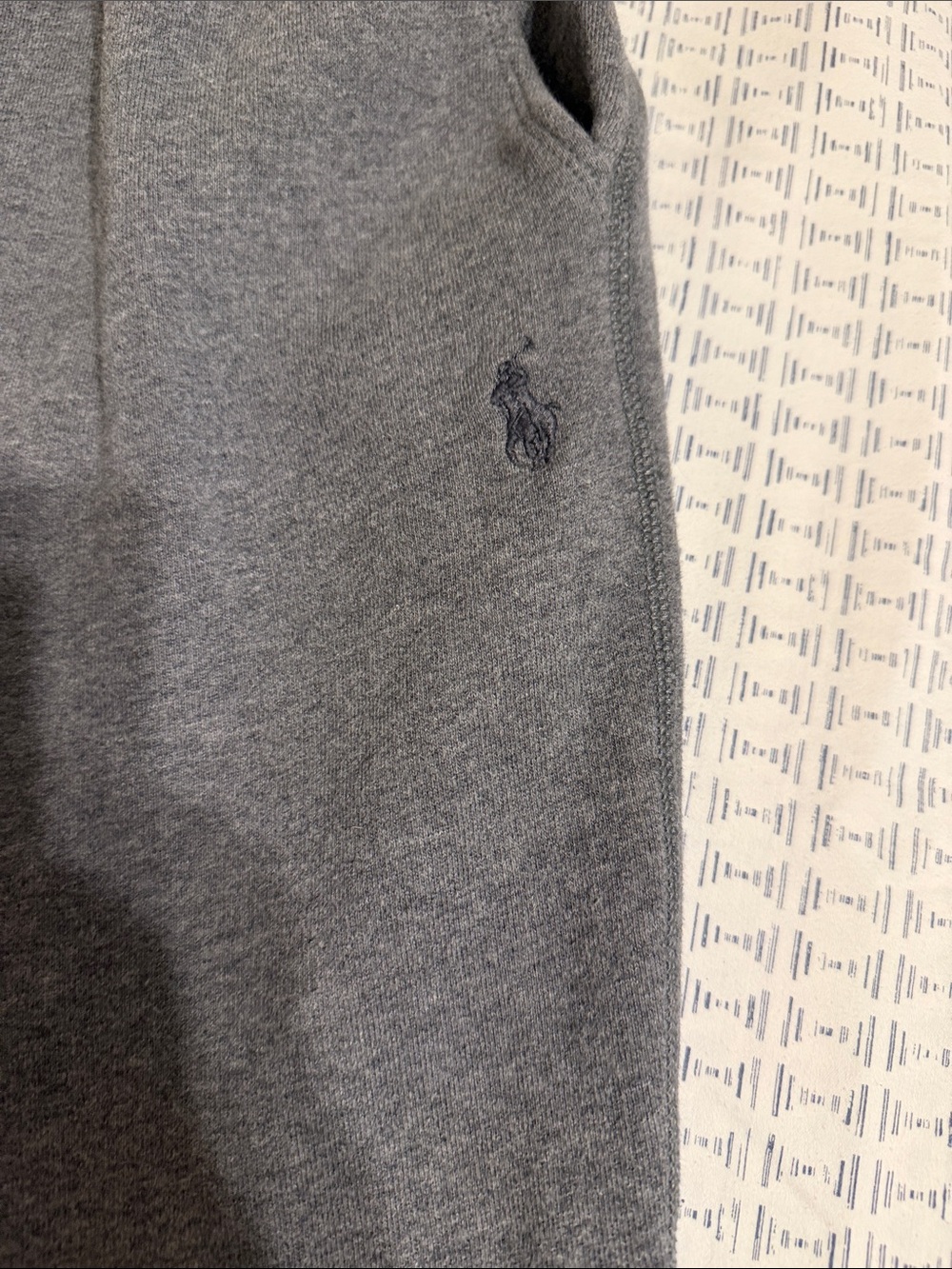 Ralph Lauren POLO Gray Drawstring Sweatpants - Picture 2 of 7